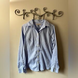 Light Blue Banana Republic Dress Shirt Non-iron. Size 2